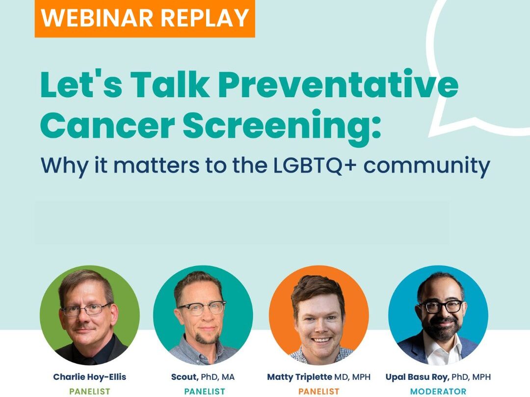 LUNGevity Foundation’s webinar on preventative cancer screening and inclusive care