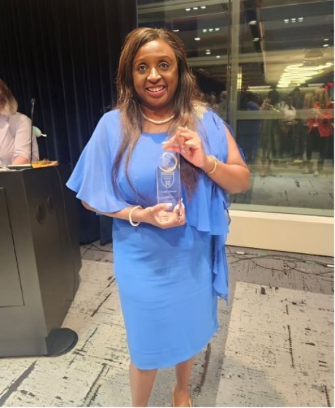 Cesaltina Lorenzoni won the 2024 Global Health Catalyst distinguished leader award