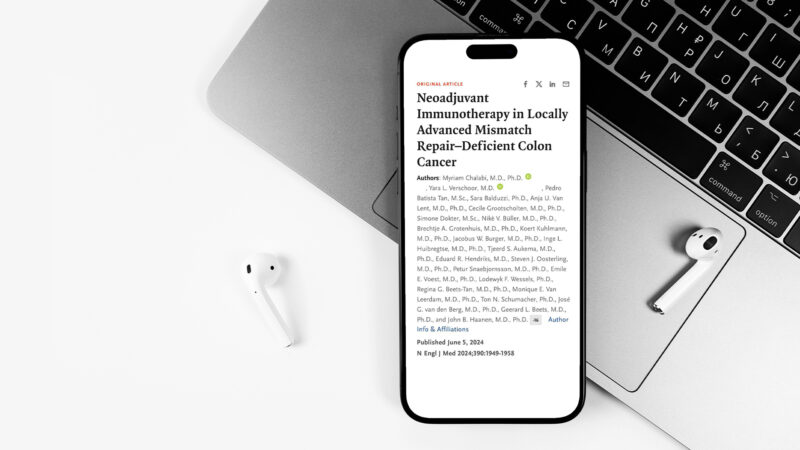 Toni Choueiri: NICHE-2 by Myriam Chalabi published in NEJM