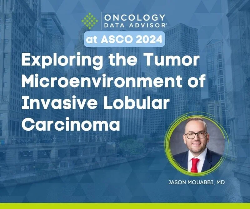 Oncology Data Advisor – Thanks to Jason A. Mouabbi for stopping by to discuss his ASCO24 poster