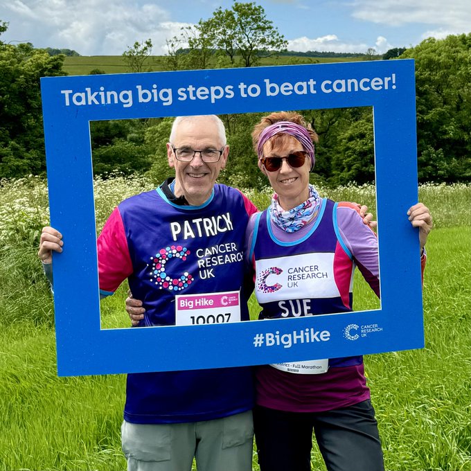 Patrick McGuire: Challenge #4 on Challenge At 70 for CRUK with Sue Duncombe