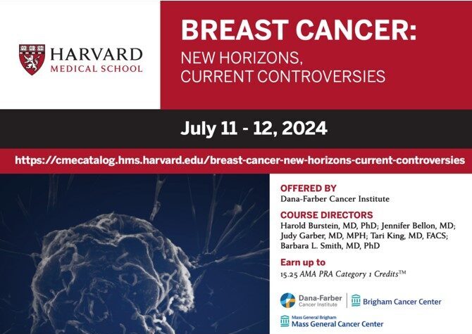 Register for the Harvard Breast Course – Dana-Farber’s Breast Oncology Center