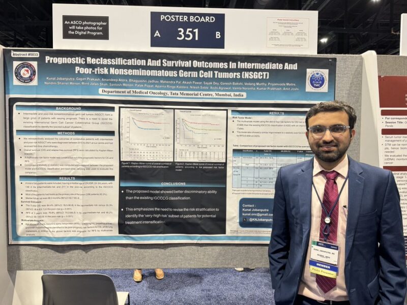 Kunal Jobanputra: Largest single-centre Indian data of Intermediate/Poor risk NSGCT at ASCO24