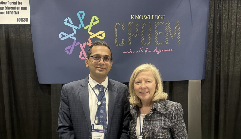 Vishwanath Sathyanarayanan: Extremely honored to have had Dr. Robin Zon visit our CPOEM Foundation