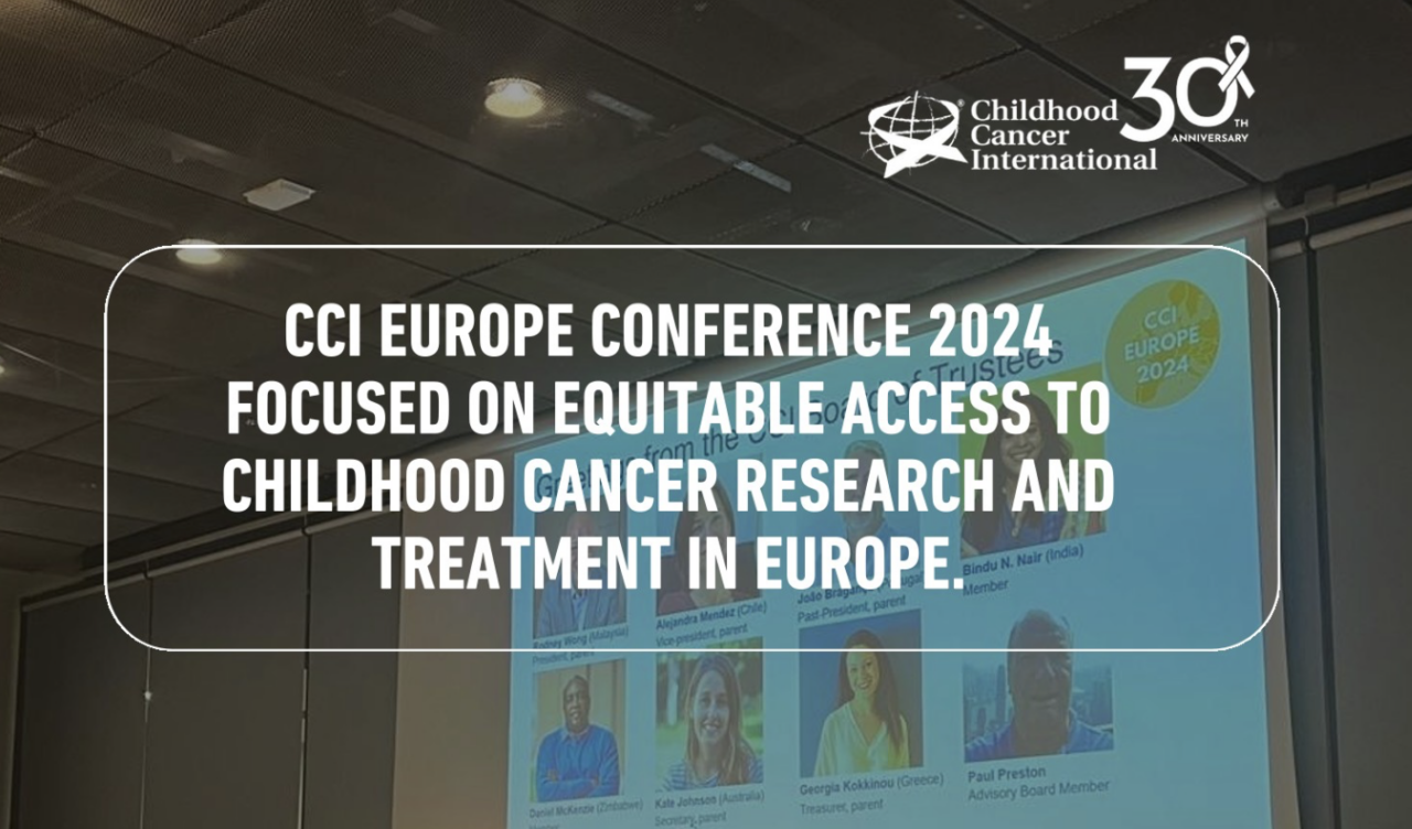 The 2024 Childhood Cancer International Europe Conference focuses on equitable access to childhood cancer research and treatment