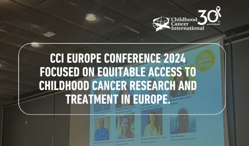 The 2024 Childhood Cancer International Europe Conference focuses on equitable access to childhood cancer research and treatment