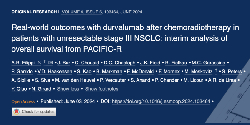 Stephen V Liu reflects on OS from PACIFIC-R