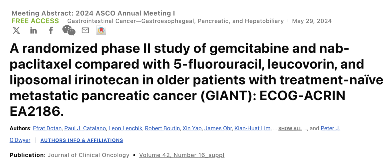 No survival advantage for first-line liposomal irinotecan patients with pancreatic adenocarcinoma