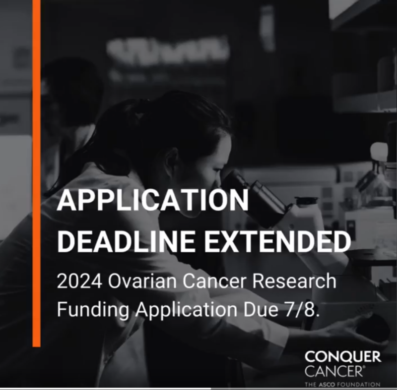 Funding available in ovarian cancer research for mid-career physician scientists – Conquer Cancer Foundation