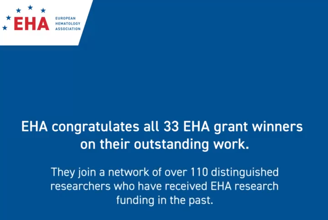 Congratulations to this year’s EHA Grants winners