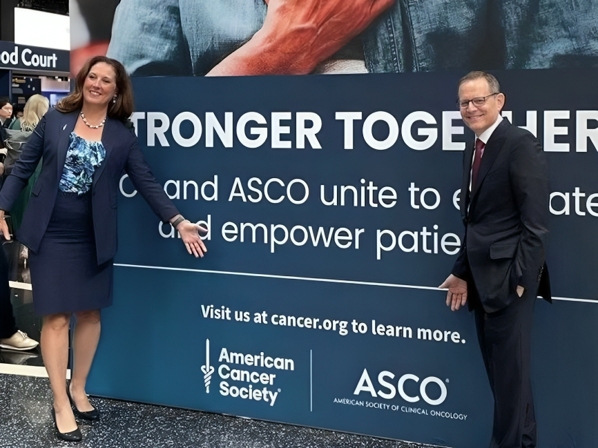 Clifford Hudis and Karen Knudsen are thrilled to teaming up to bring easy-to-understand cancer information  – ASCO