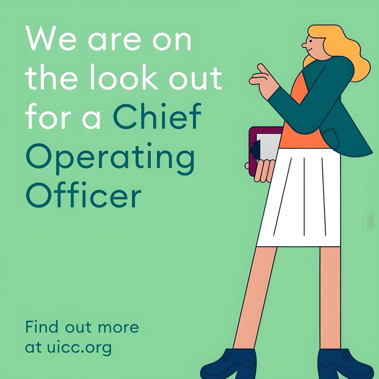 Join UICC as Chief Operating Officer!