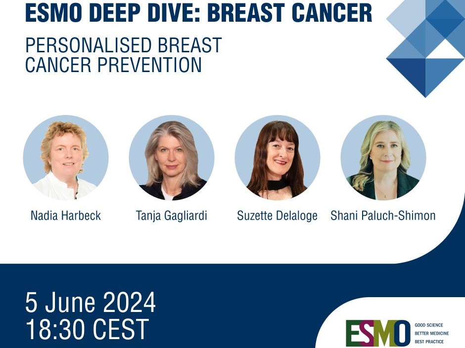 Don’t miss out to the chance to stay informed and deepen your knowledge on Breast Cancer – ESMO