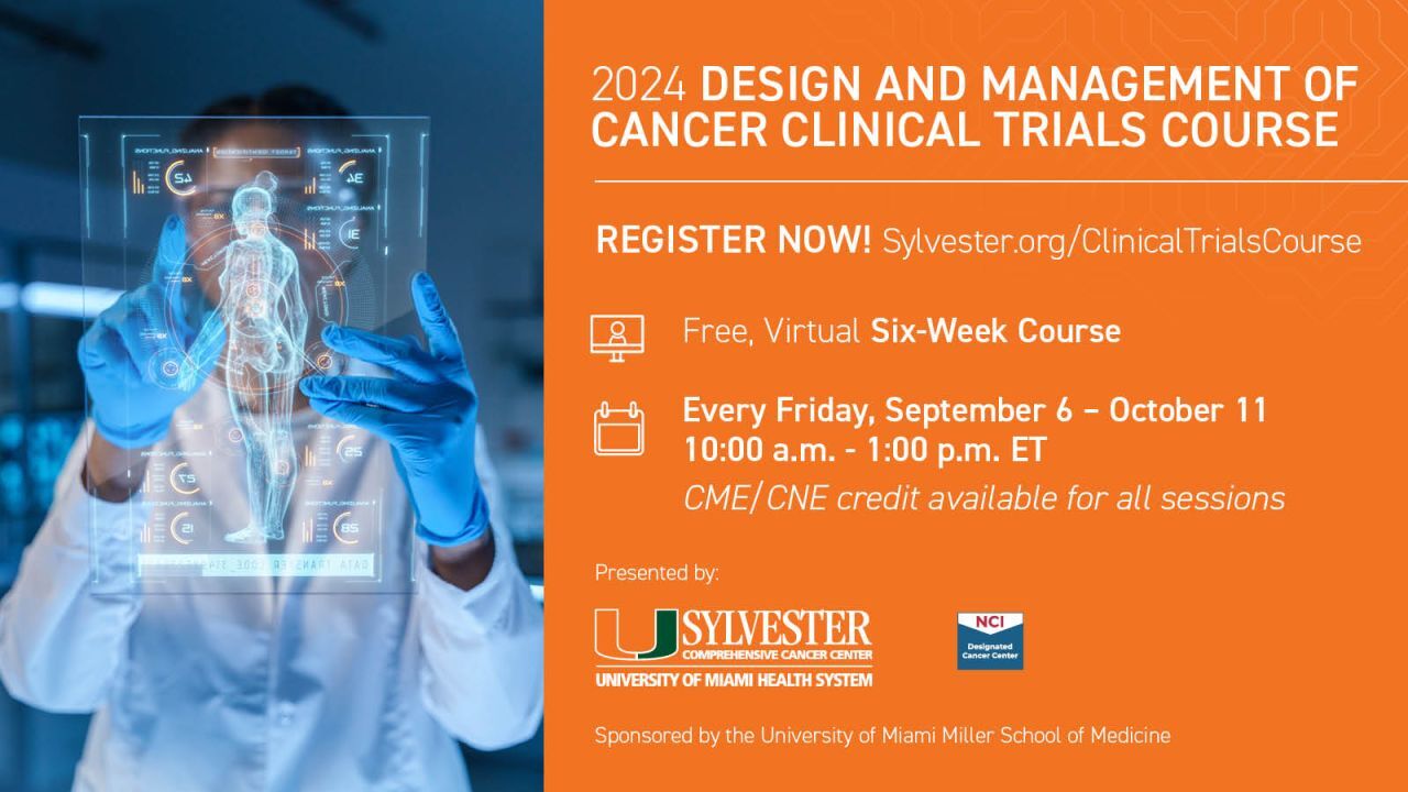 Sylverster’s Design and Management of Cancer Clinical Trials course