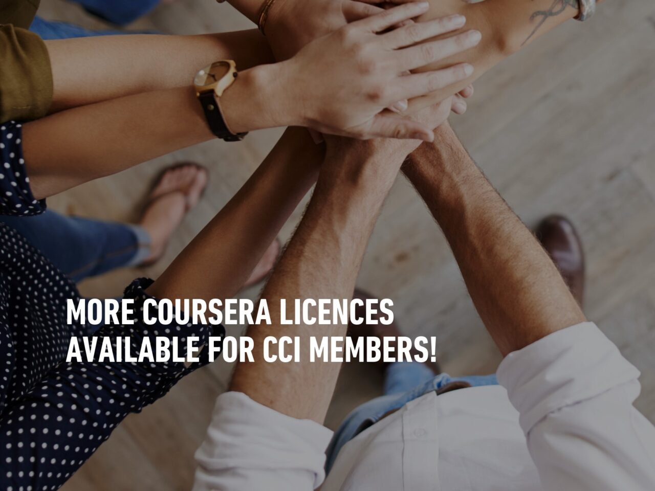 CCI member organizations can claim more than one licence to access Coursera online courses