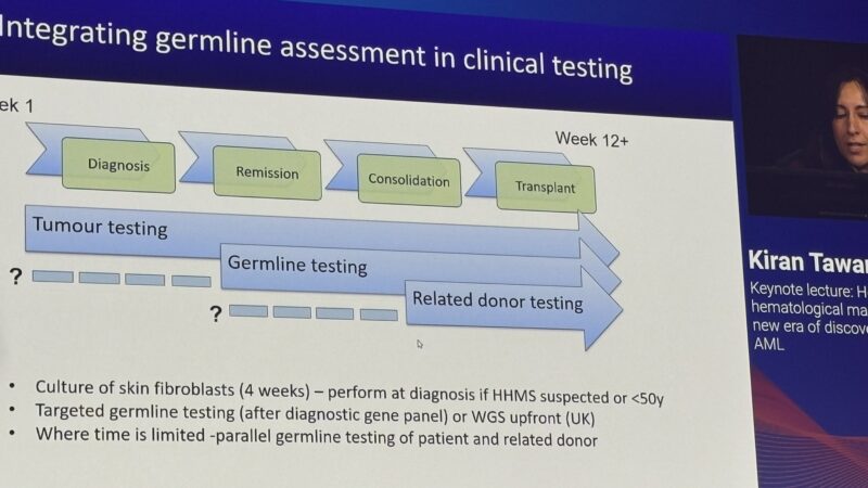 Farina Arreguin: Germline predisposition of genetic testing in myeloid malignancies