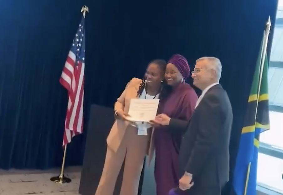 Iyobosa B. Uwadiae: Grateful to have received an award at the Global Health Catalysts summit