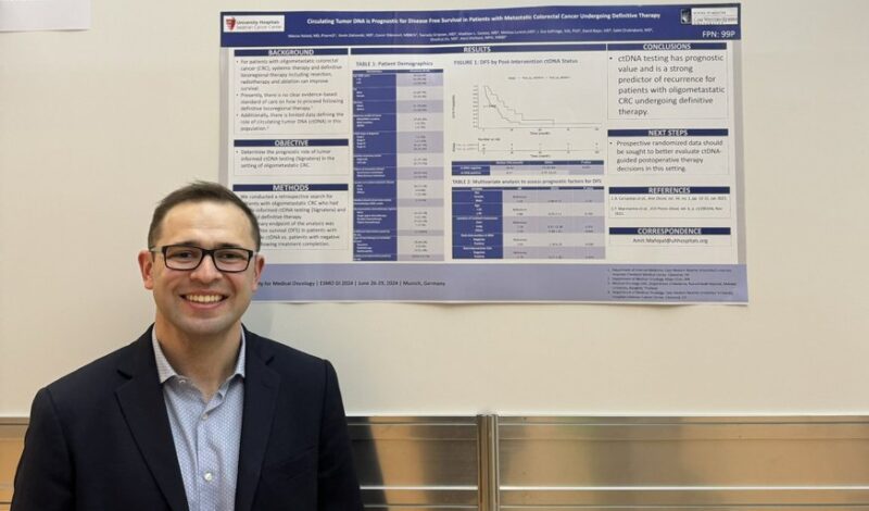Nikolas Naleid: Prognostic role of ctDNA in oligometastatic CRC at ESMOGI24