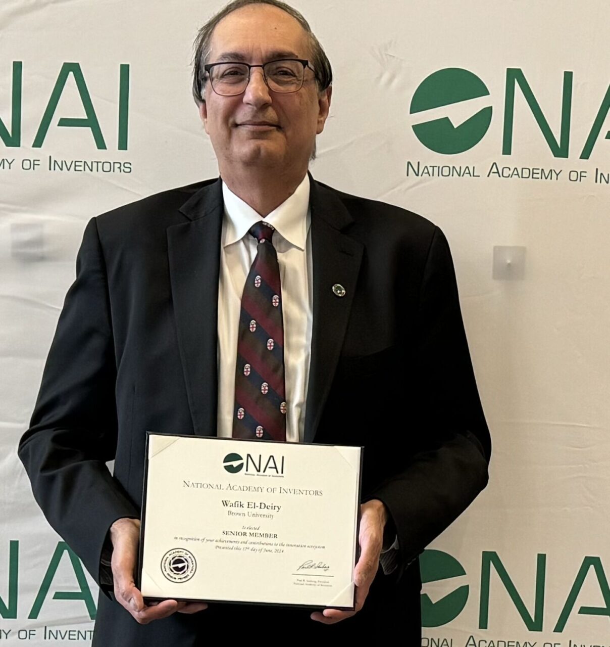 Wafik S. El-Deiry: Honored to be inducted as Senior Member of National Academy of Inventors