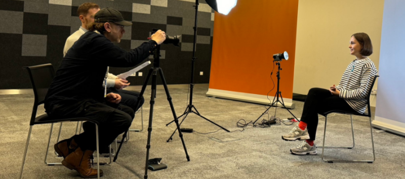 Daria Afenteva: Honored to give a small interview to Illumina at EACR2024