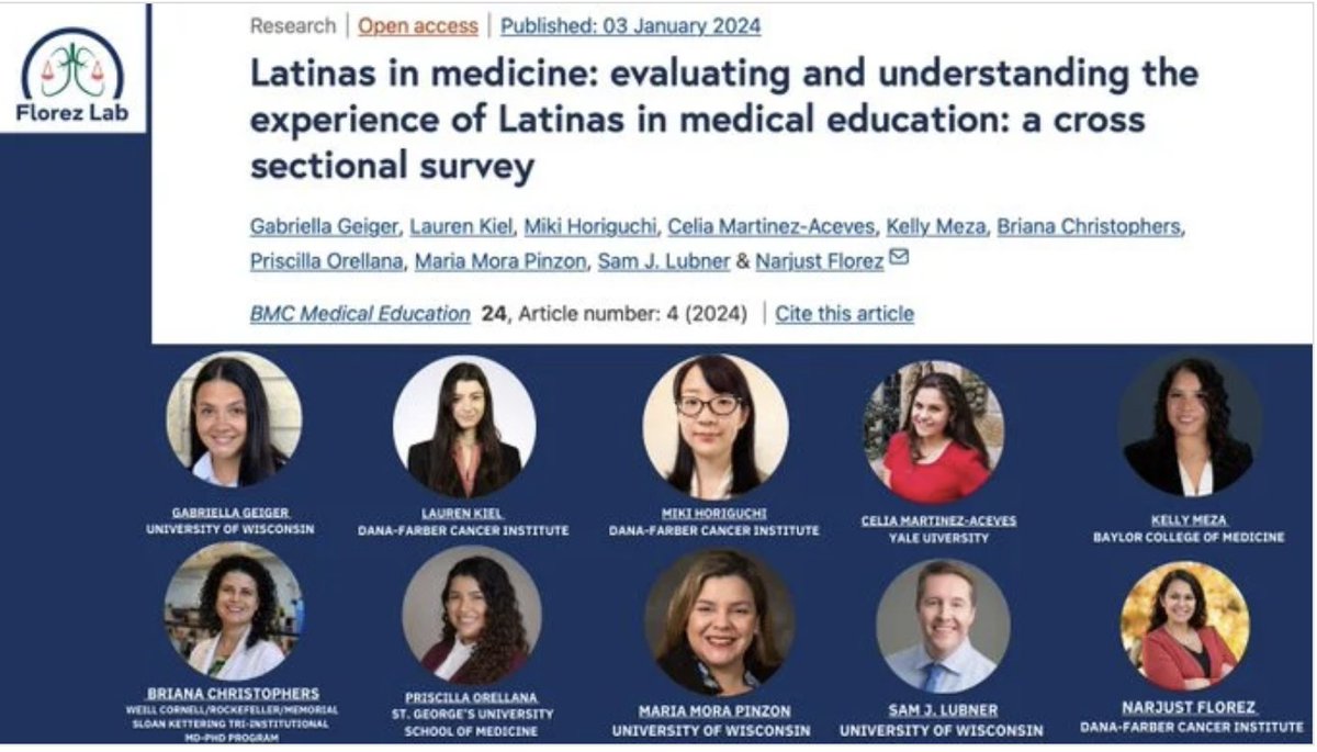 Evaluating and understanding the experience of Latinas in medical education – Latinas In Medicine