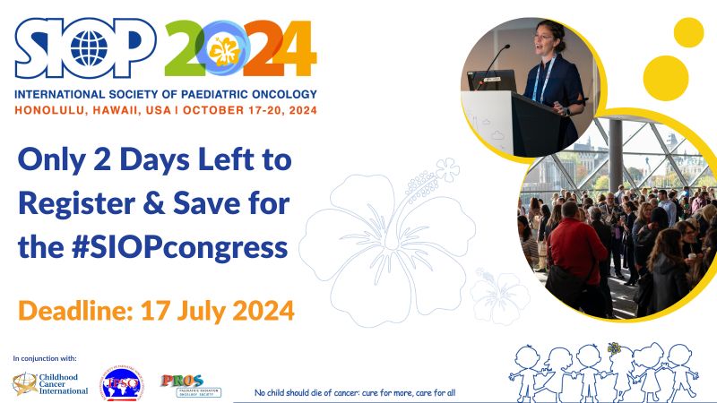 Early Bird Registration Deadline for SIOP congress is July 17th