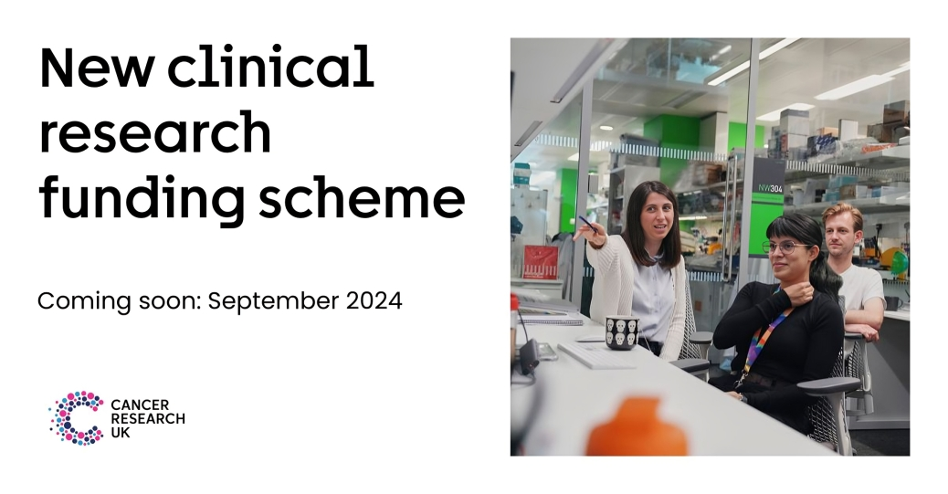 Iain Foulkes: New clinical research funding scheme by Cancer Research UK