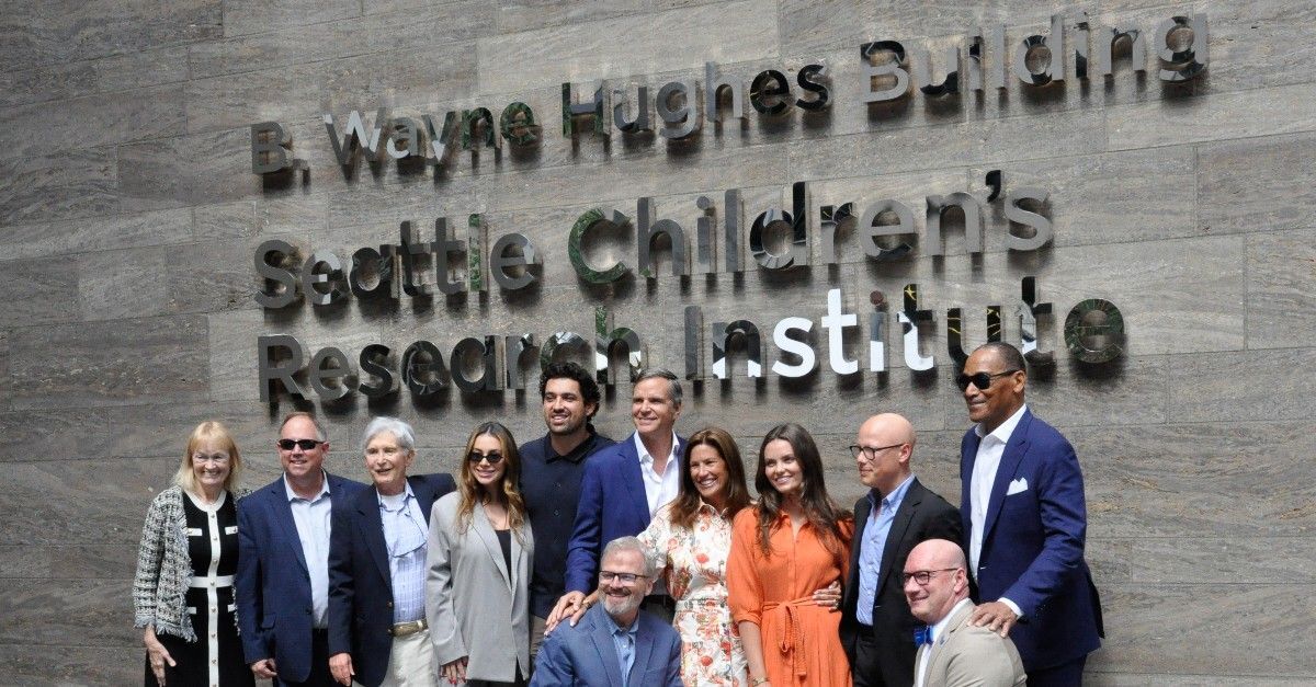 Seattle Children’s named their newest research building, Building Cure, in honor of B. Wayne Hughes