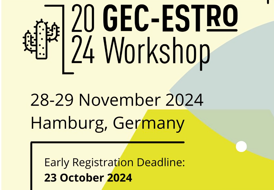 Registration open for 2024 GEC-ESTRO Workshop in Hamburg!