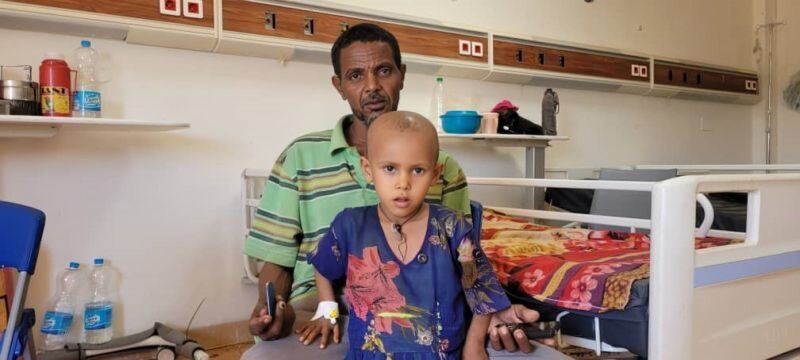 Voice of the families. Tigist and her father – CANCaRe Africa