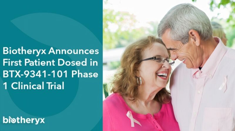 First patient dosed in Phase 1 trial of BTX-9341 – Biotheryx