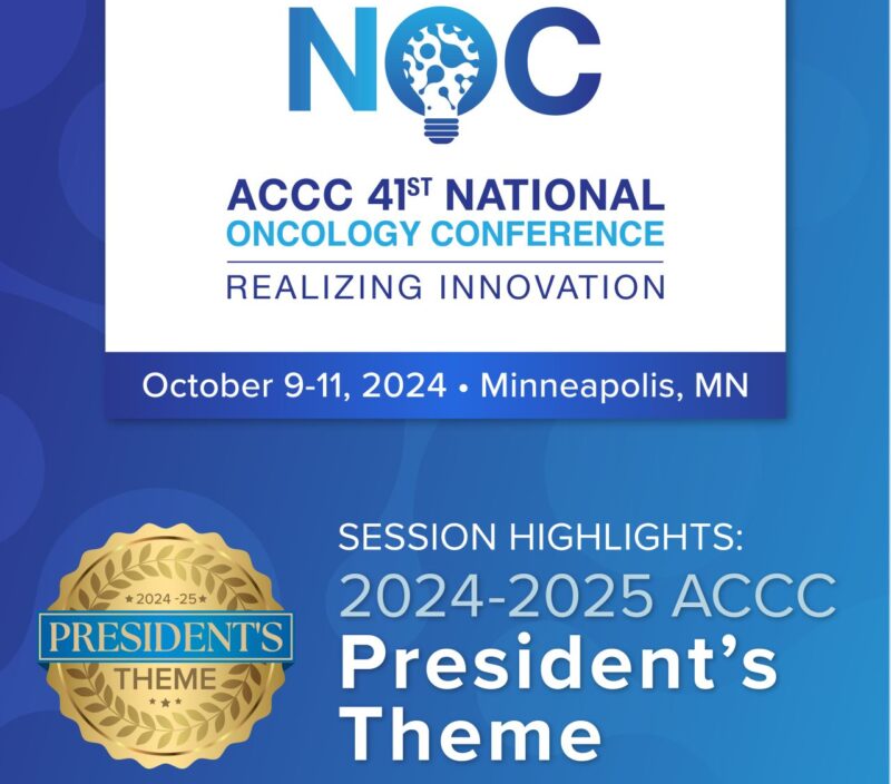 Improving community engagement and equity at the ACCC 41st National Oncology Conference