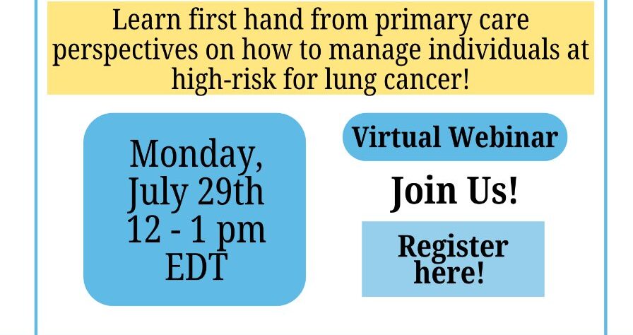 Jacob Sands: Learn 1sthand how to manage patients at high risk for lung cancer from experts