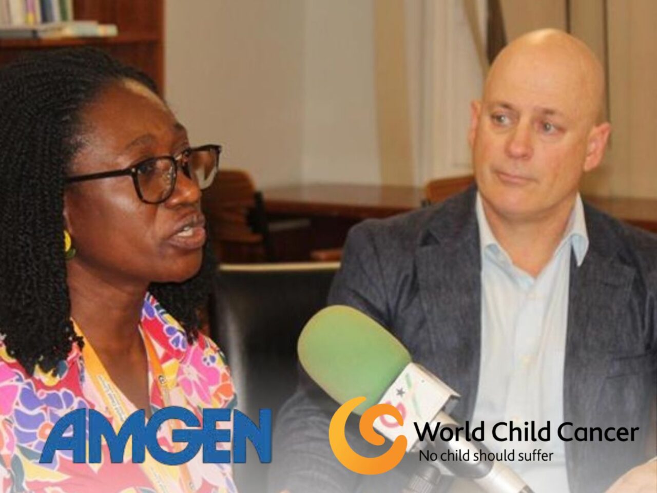 Thrilled to welcome the Amgen team to Ghana – World Child Cancer