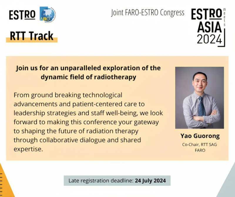 Join FARO-ESTRO Congress an unparalleled exploration of the dynamic field of radiotherapy