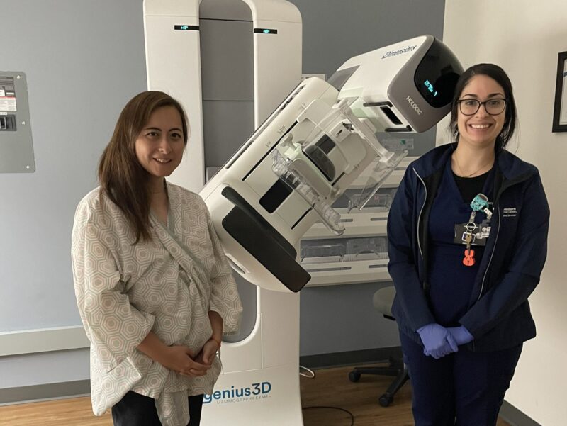 Tian Zhang: My 1st mammogram!