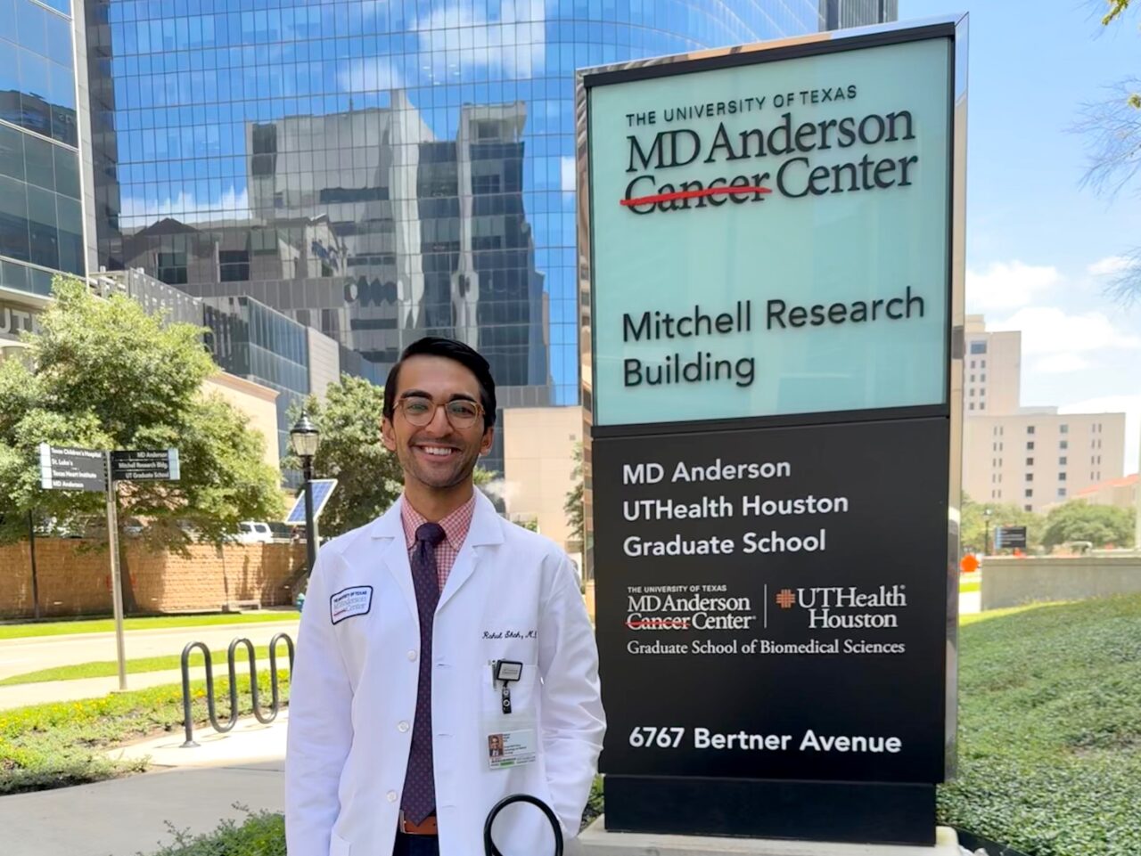 Rahul Shah: I get to call myself a hematology/oncology fellow at MD Anderson!