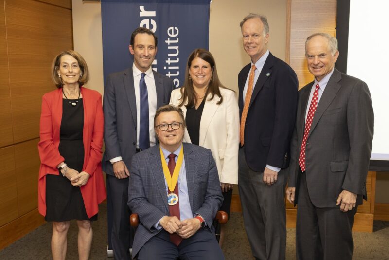 Tribute to Livingston’s many achievements during nearly a half-century at Dana-Farber