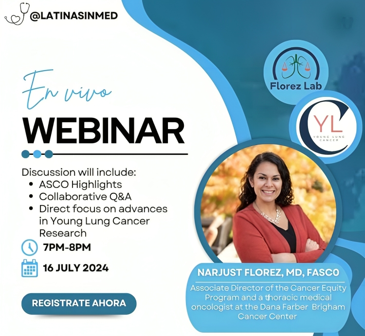 Join Dr. Florez to discuss all things Young Lung Cancer Research and ASCO2024 – Latinas In Medicine