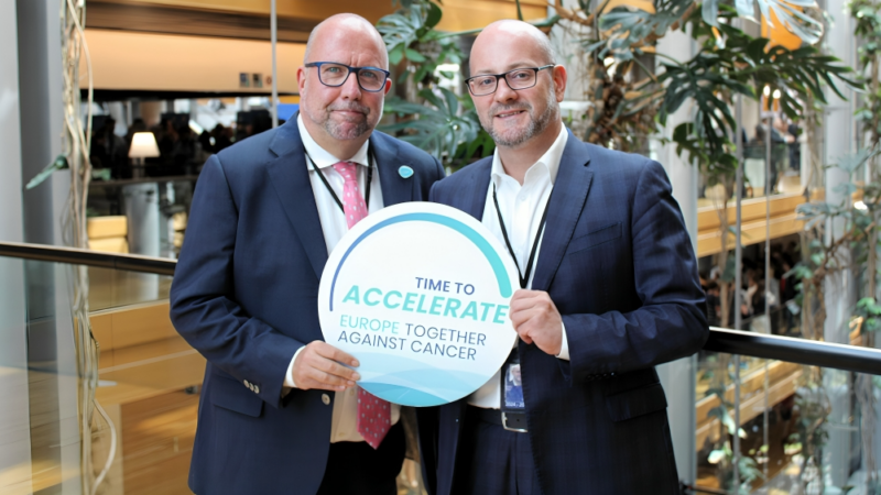 Pleasure to talk with Radan Kanev MEP, National and European Parliamentarian for Cancer Action – European Cancer Organisation