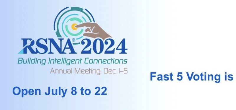 Lauren Kriger Groner: Voting for RSNAFast5 is still open