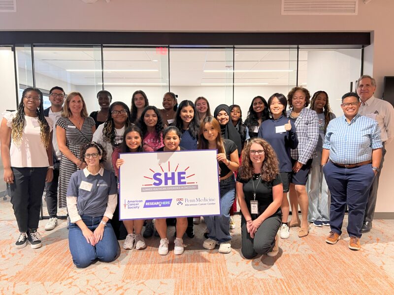 Abramson Cancer Center one of the hosts of Summer Healthcare Experience (SHE) in Oncology
