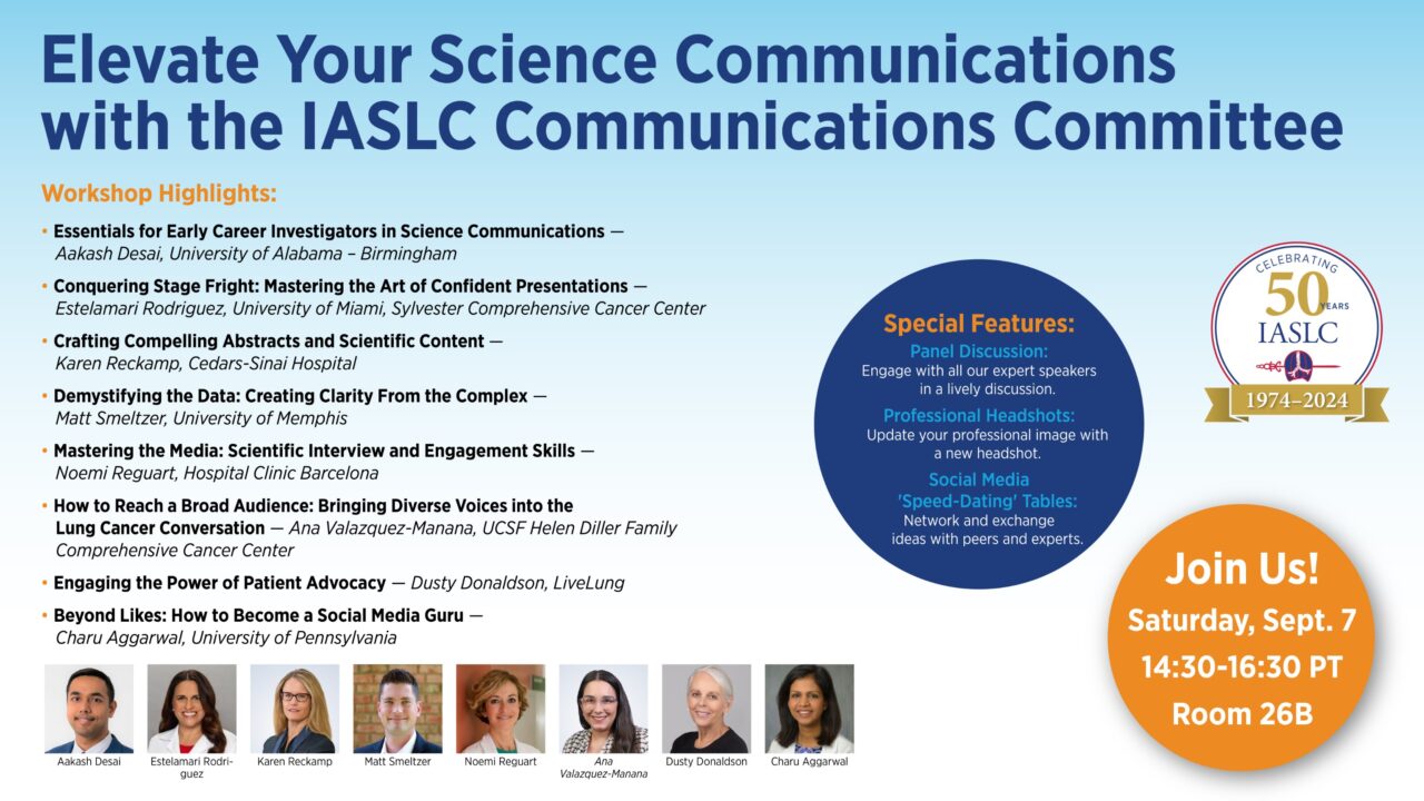 Elevate your Science Communications with the IASLC Communications Committee
