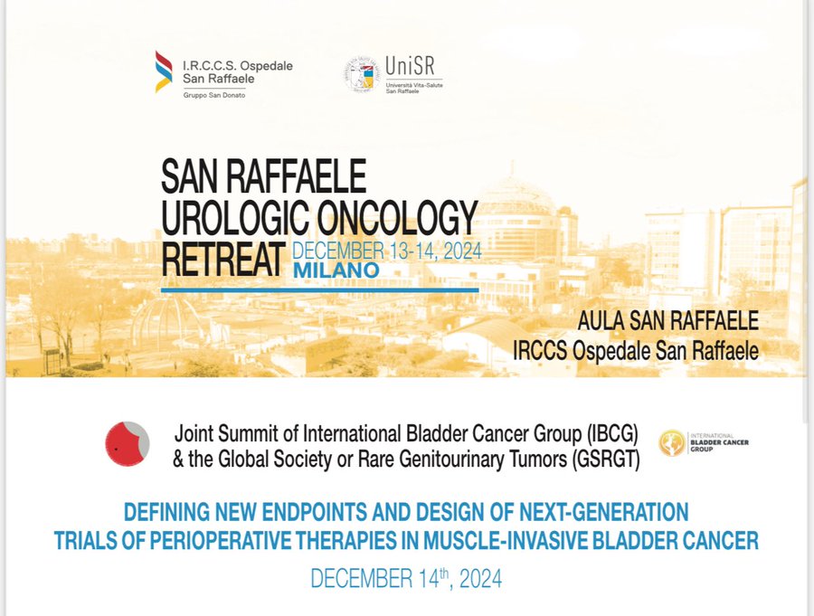 Andrea Necchi: San Raffaele Urologic Oncology Retreat 2024