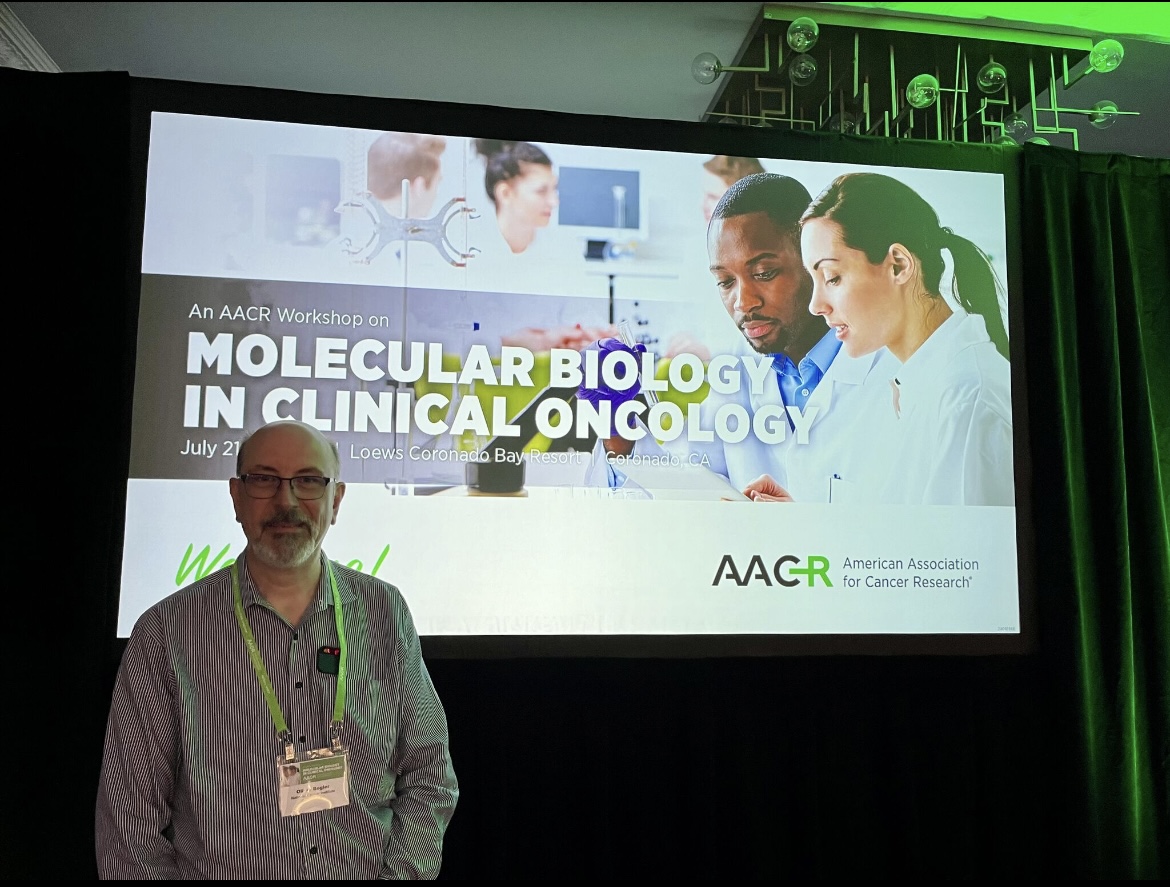 Oliver Bogler: Honored to be at the AACR workshop on Molecular Biology in Clinical Oncology
