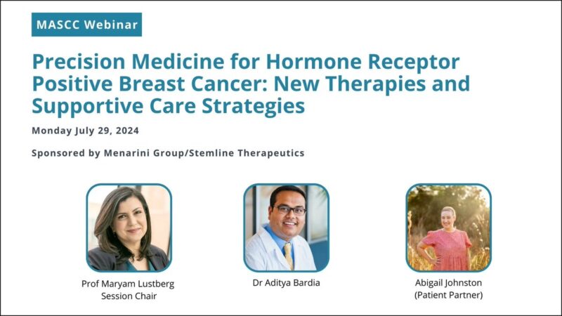 MASCC webinar on Precision Medicine for Hormone Receptor Positive Breast Cancer