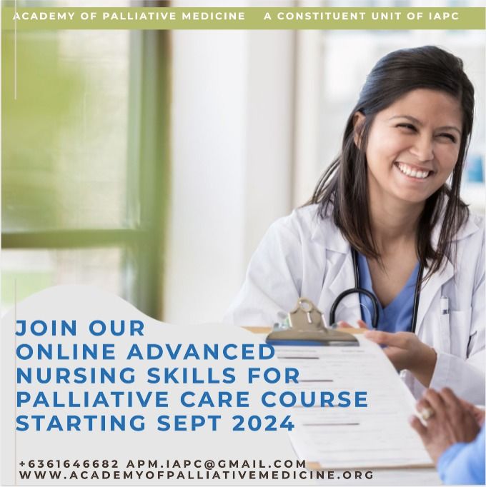 Online course from the Academy of Palliative Medicine for nurses