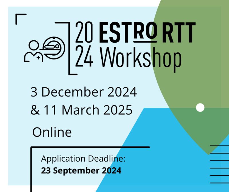 Registration open for the ESTRO RTT Workshop series for 2024