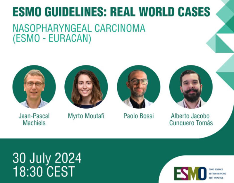 Webinar based on the ESMO guidelines for treatment of NPC