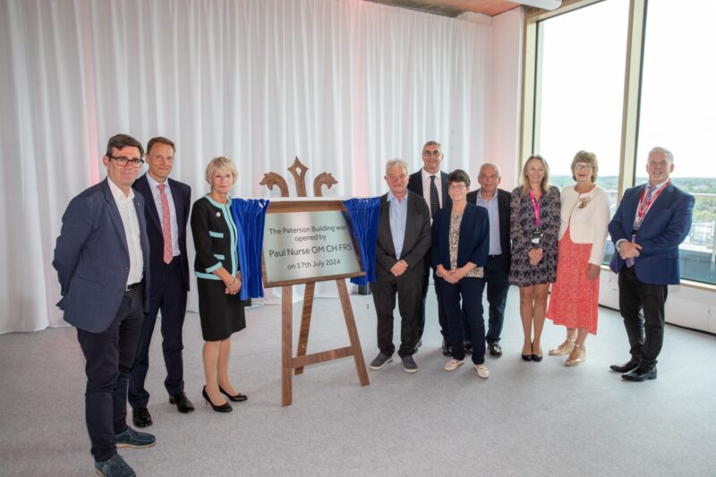 The opening of the new Paterson Building in Manchester